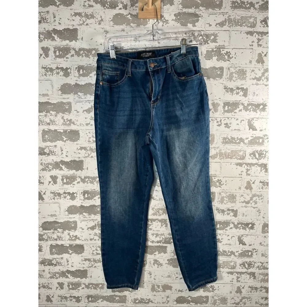 Judy blue | women boyfriend fit dark denim jeans